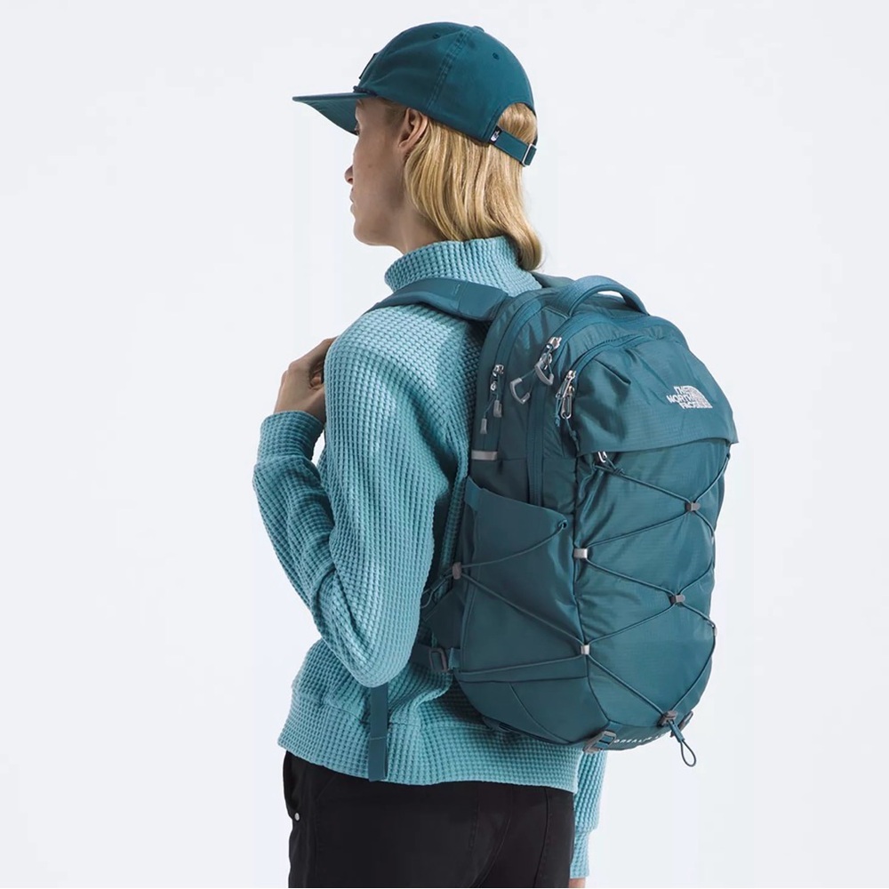 The North Face Women’s BOREALIS  LUXE Blue/teal Backpack - BNWT - Picture 2 of 11